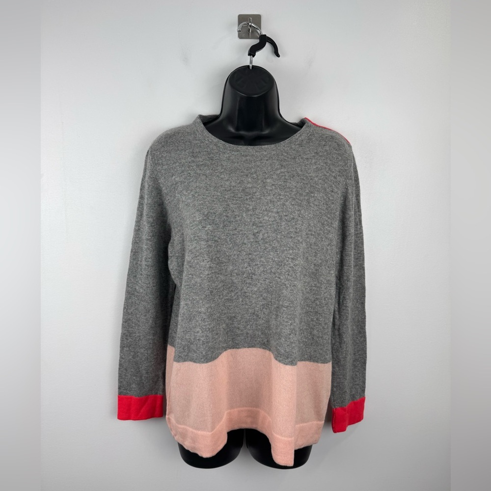 Chinti & Parker Women Cashmere Colorblock Sweater Size Medium